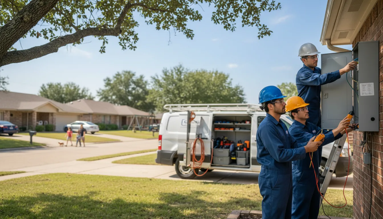 Certified electrician providing emergency electrical services in Coulterville, IL